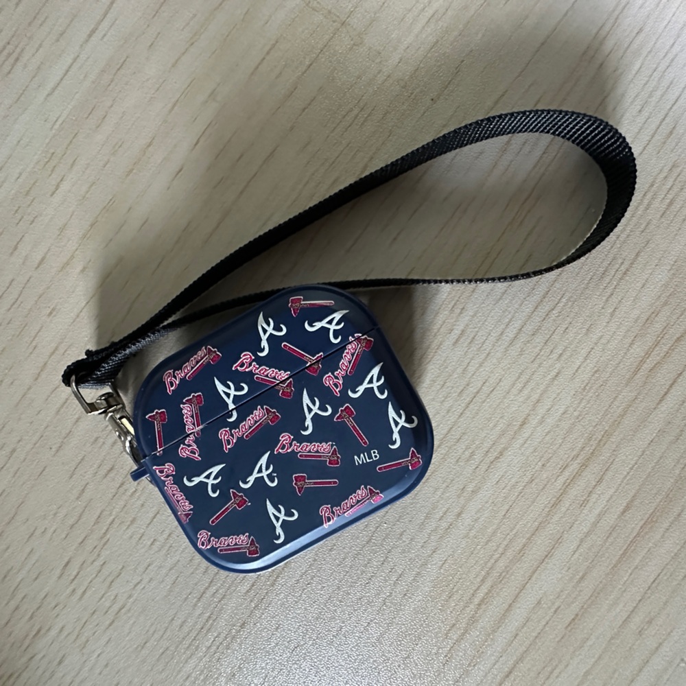 GAME TIME Atlanta Braves HDX Case Cover Compatible with Apple AirPods Gen 3